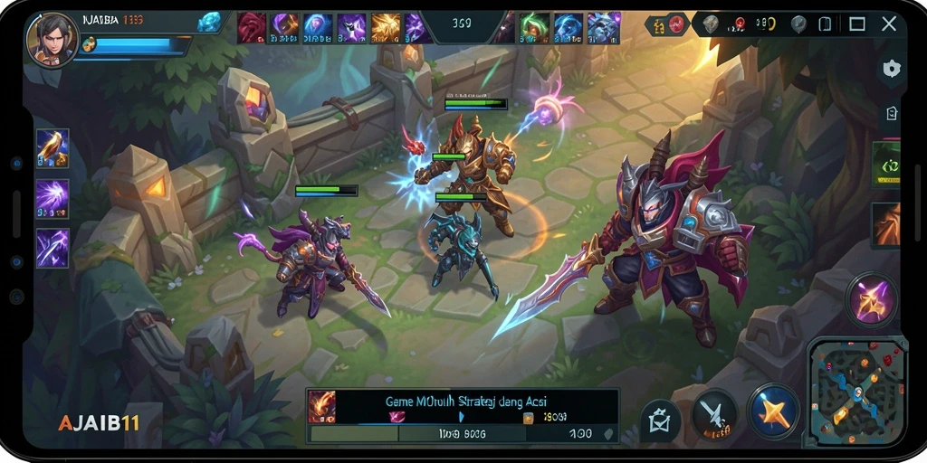 Tampilan gameplay AJAIB11 yang mendebarkan dan penuh aksi.