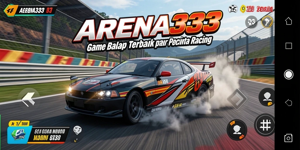 Gameplay balap seru di ARENA333 yang memukau.