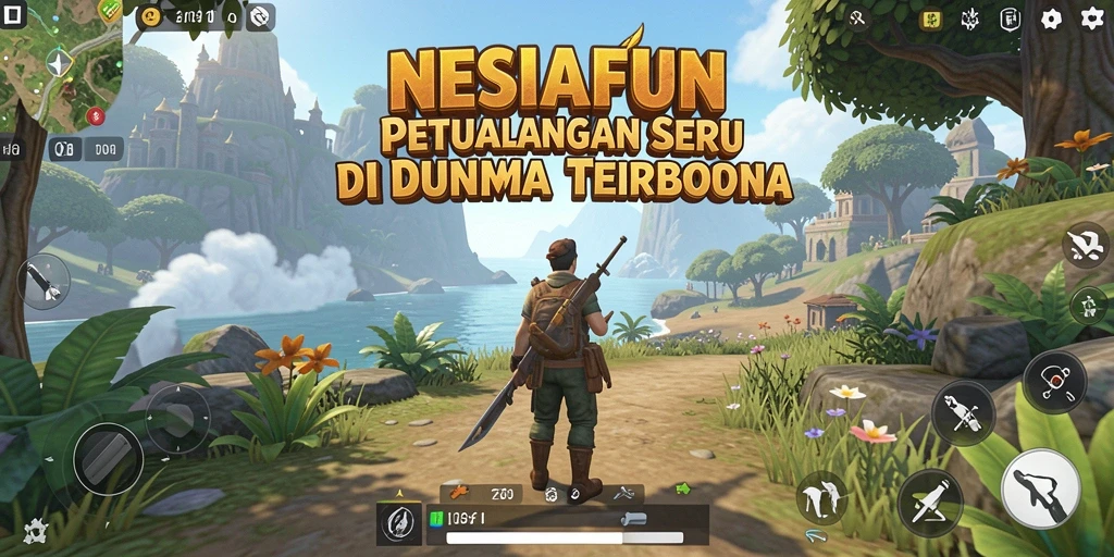Gameplay <strong>NESIAFUN</strong> di dunia terbuka yang menakjubkan.