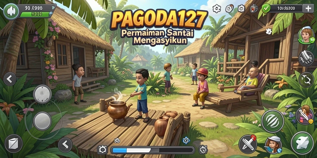 Screenshot gameplay menampilkan aksi seru dan grafis menarik dari PAGODA127.