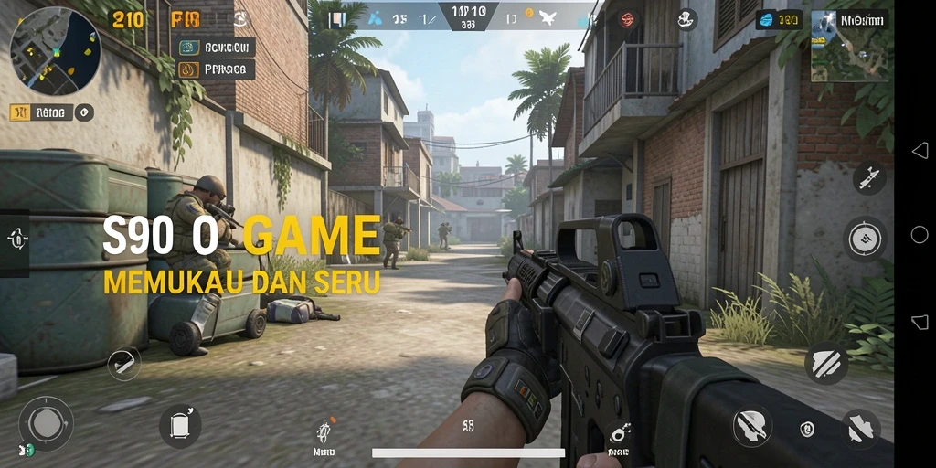 Gameplay intens dari S80 dengan aksi tembak-menembak yang mendebarkan.