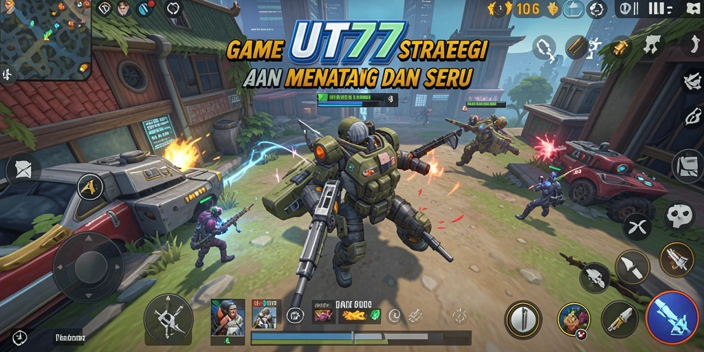 Tampilan gameplay UT77 yang menarik dan strategis.